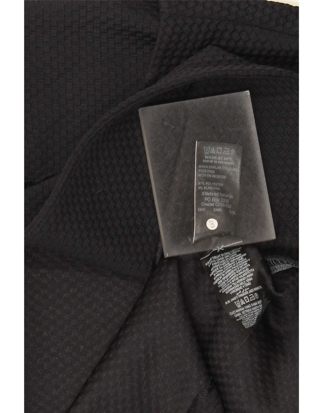 Giacca blazer con maniche a 3/4 corta Marks & Spencer da donna UK 16 grande blu navy