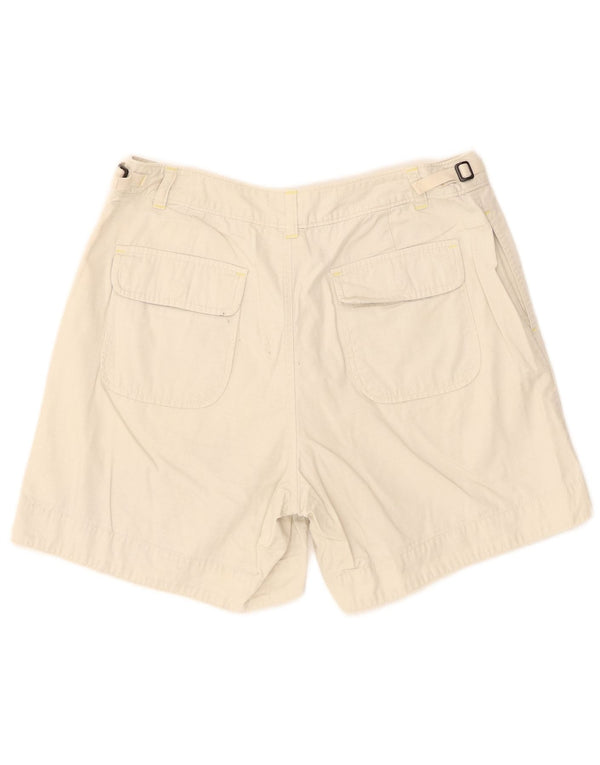 Pantaloncini chino da donna Gap US 8 medi W28 in cotone a quadri beige