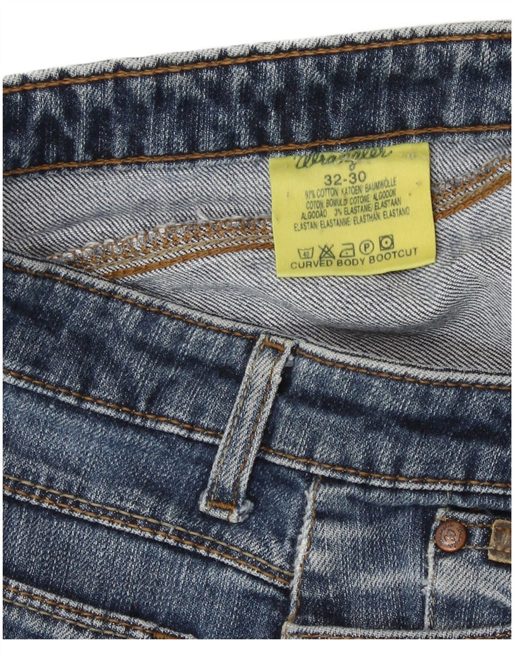Pantaloni caldi in denim da donna Wrangler W32 grande cotone blu