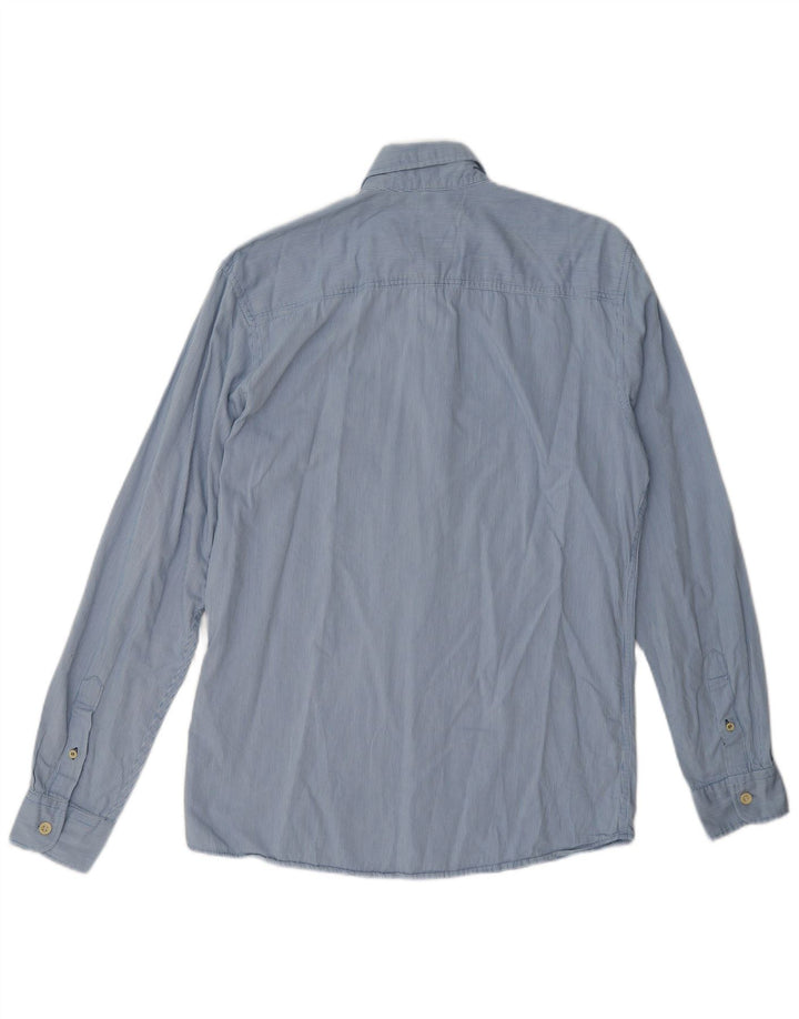 Camicia da uomo Jack & Jones gessato blu medio