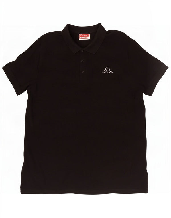 Polo Kappa Uomo 2XL Cotone Nero