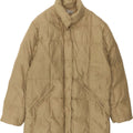 SERGIO TACCHINI Womens Oversized Padded Coat UK 14 Medium Beige Vintage Sergio Tacchini and Second-Hand Sergio Tacchini from Messina Hembry 