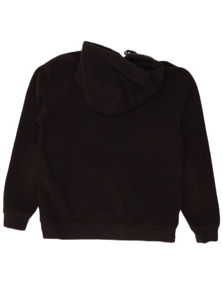 TOMMY HILFIGER Maglione in pile con cappuccio da uomo poliestere nero medio