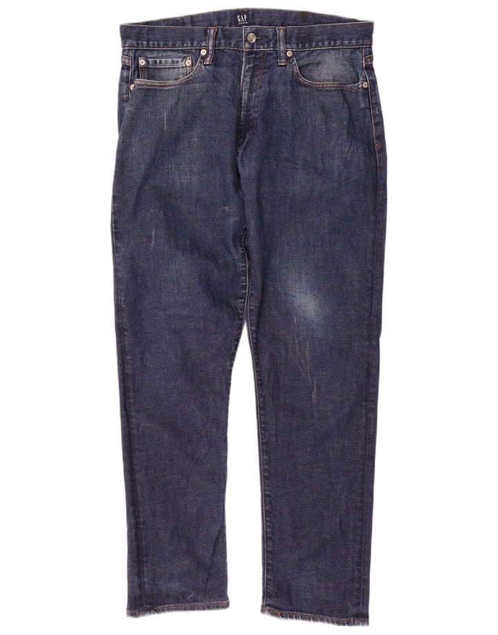 Jeans dritti da uomo Gap W32 L30 cotone blu navy