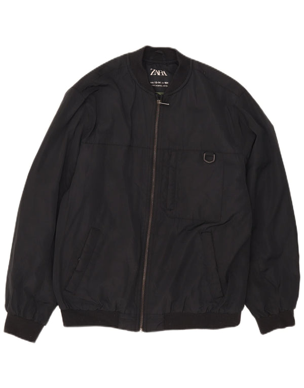 Giubbotto bomber da bambino Zara 13-14 anni in poliestere nero