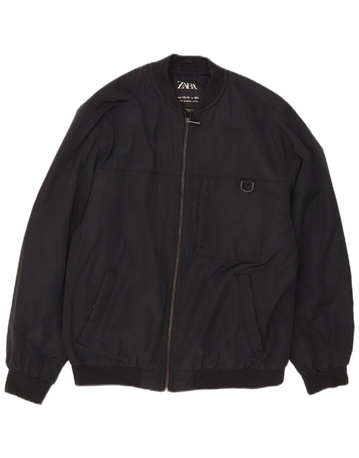 Giubbotto bomber da bambino Zara 13-14 anni in poliestere nero