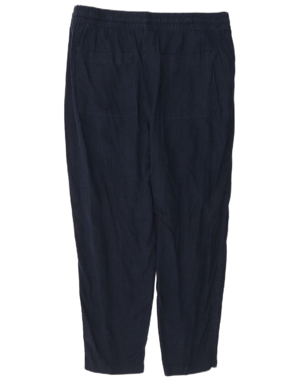 Pantaloni casual da donna Marks & Spencer UK 16 Large W34 L26 Blu navy