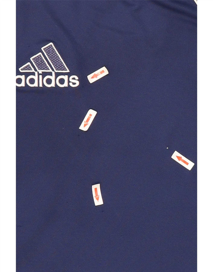 T-shirt da uomo Adidas Top media blu navy sportiva