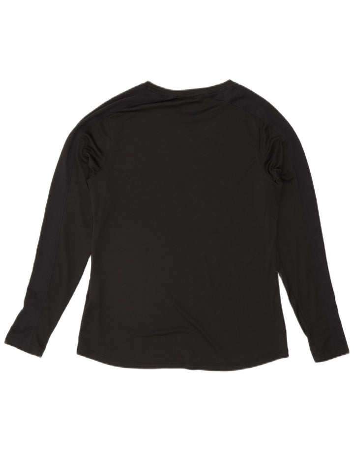 Maglia da uomo Under Armour a maniche lunghe grande in poliestere nero