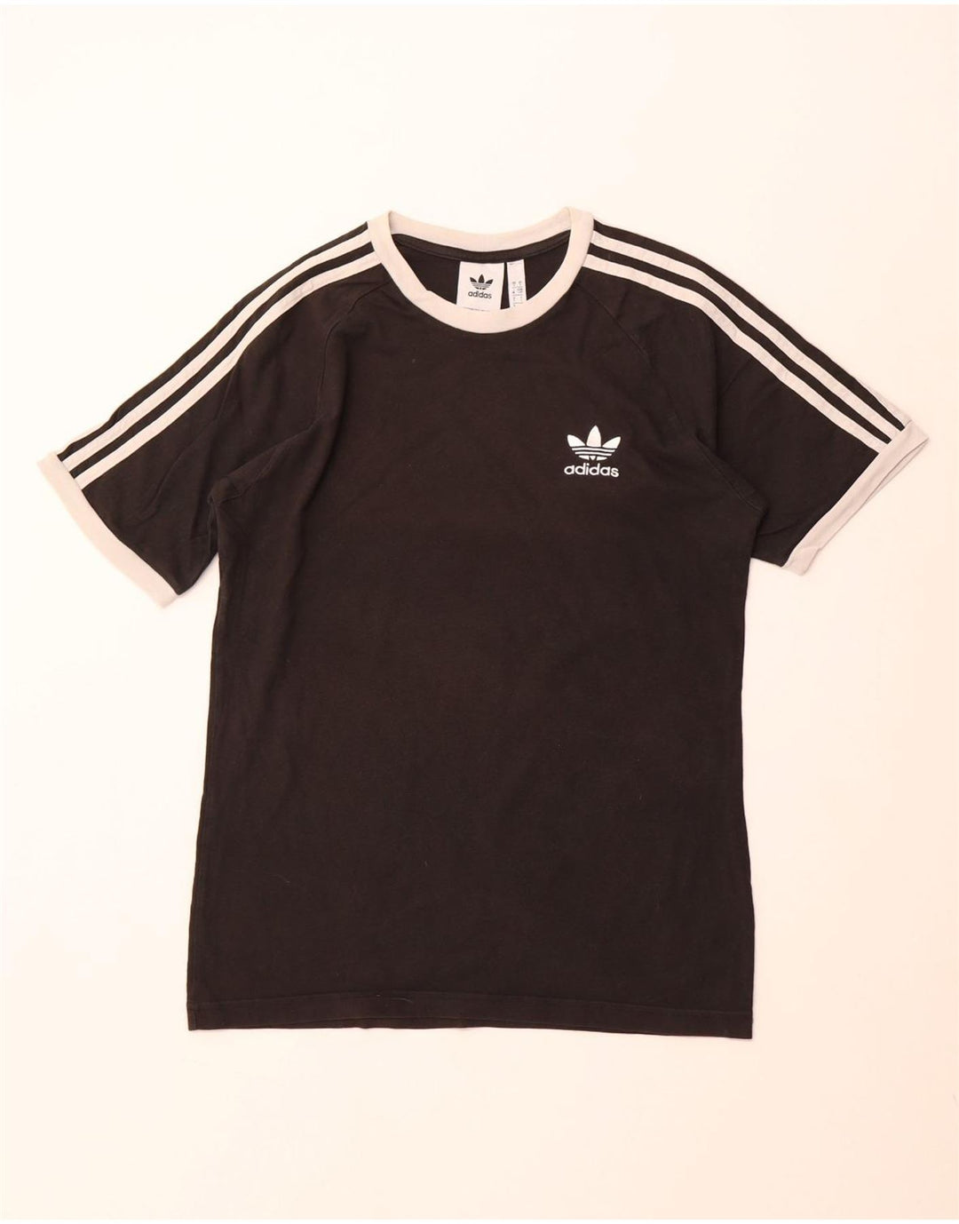T-shirt ADIDAS da uomo Top piccola in cotone nero