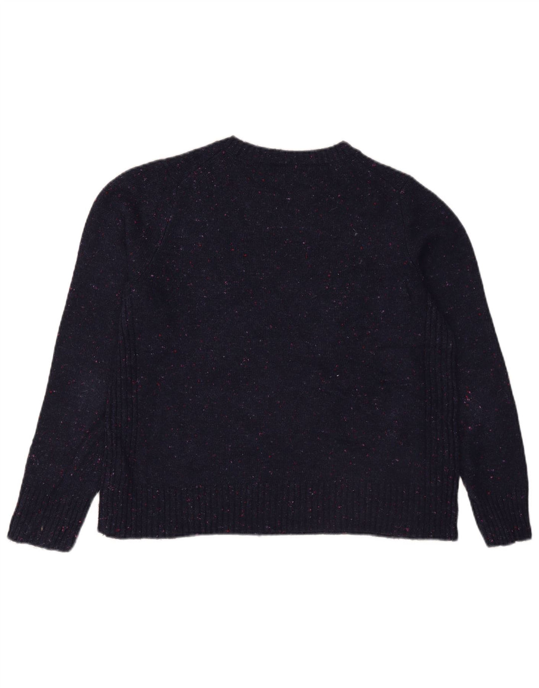 Maglione maglione girocollo da donna Marks & Spencer UK 12 medio blu navy