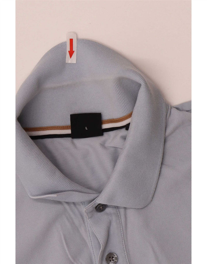 Polo da uomo Hugo Boss grande blu