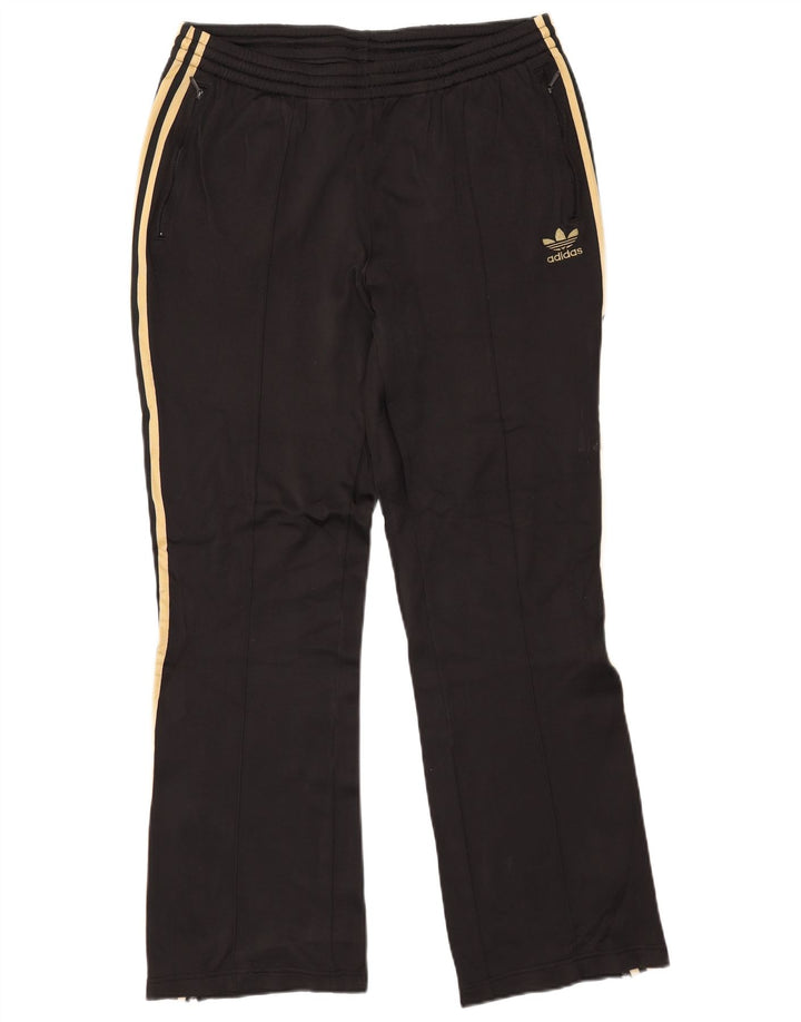 Pantaloni da tuta da donna ADIDAS UK 16 grandi in nylon nero