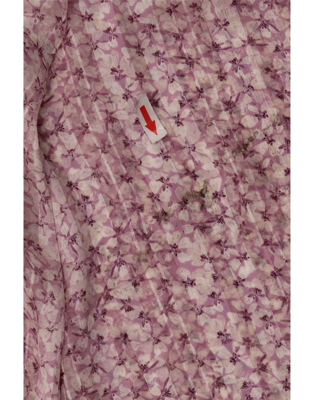 Camicetta a maniche lunghe da donna H&M UK 16 Grande poliestere floreale rosa