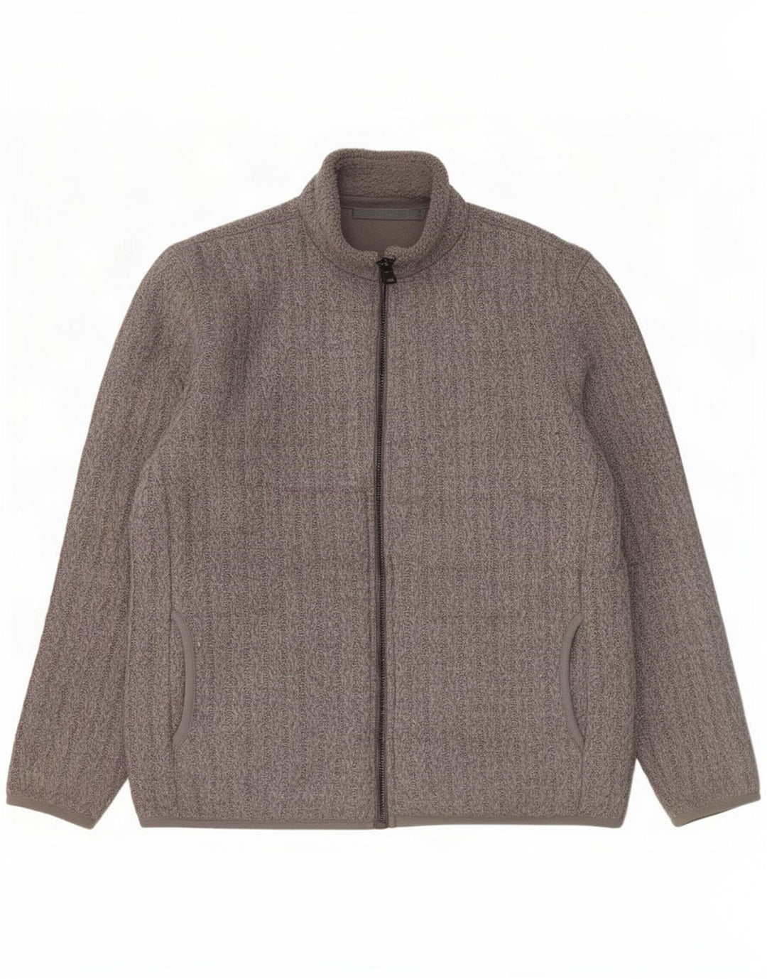 Maglione cardigan da uomo Marks & Spencer grande acrilico grigio