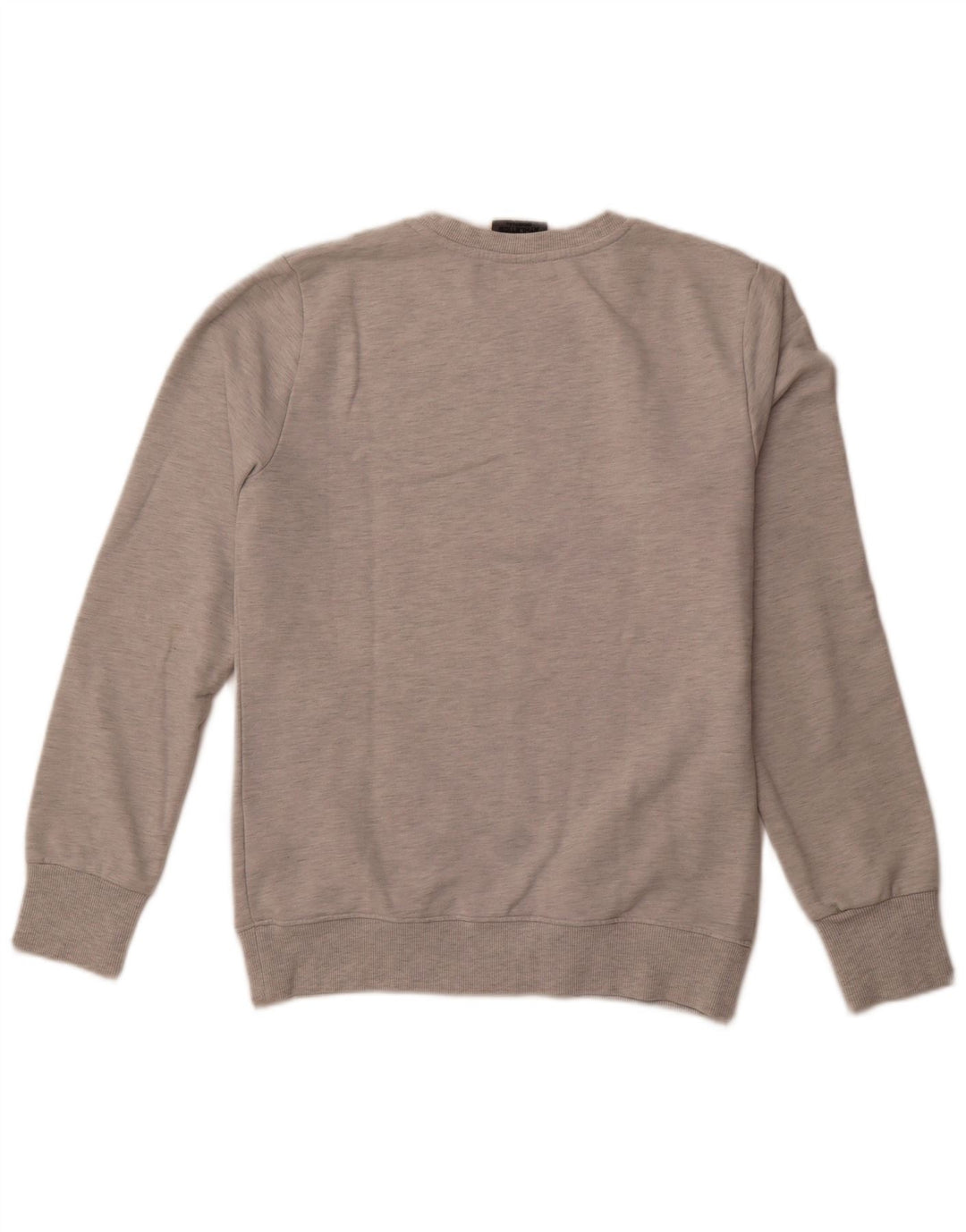 Felpa grafica da uomo SUPERDRY Maglione grande cotone grigio