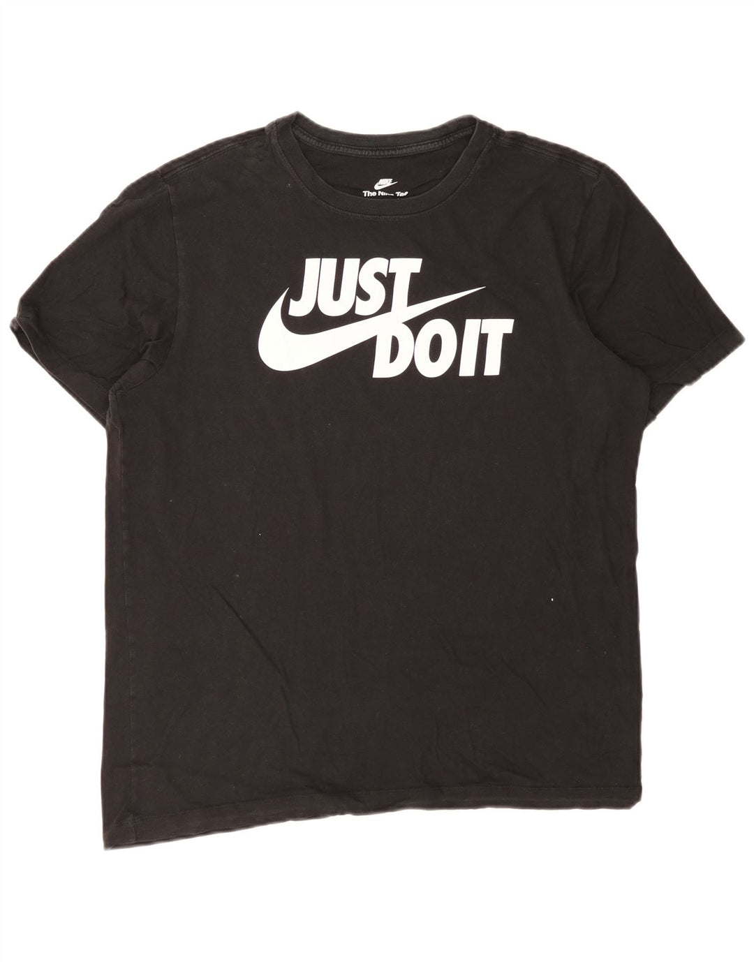 T-shirt grafica da uomo Nike Top grande in cotone nero