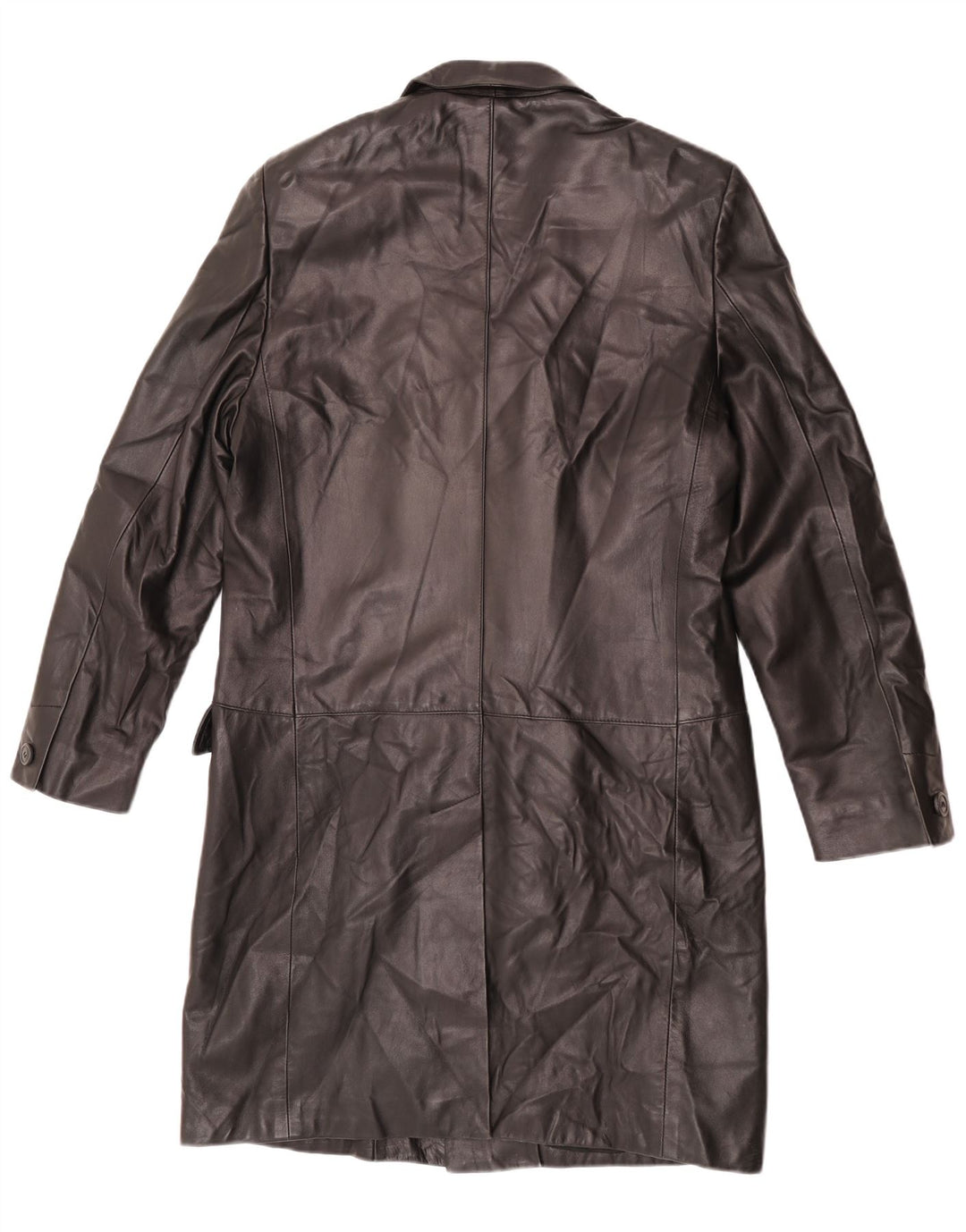Cappotto in Pelle Uomo Maestrami IT 50 Large Nero