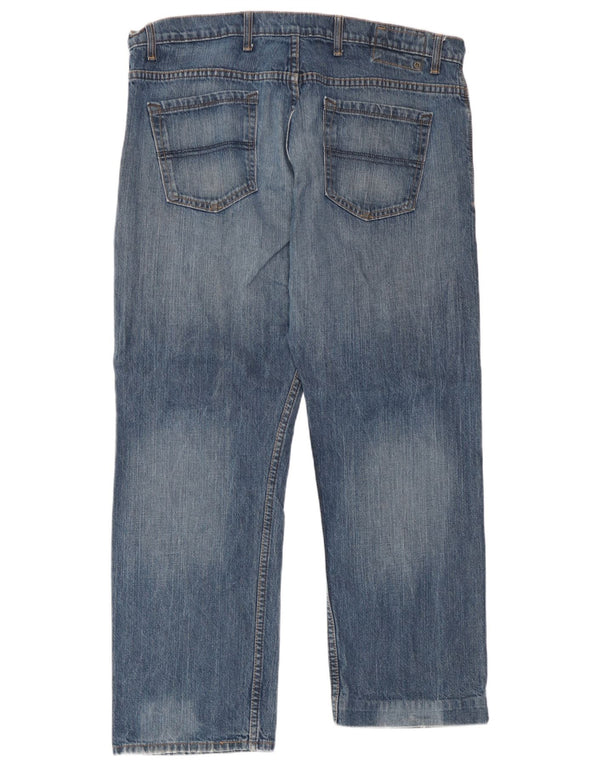 Jeans dritti da uomo Marks & Spencer Blue Harbour W38 L27 cotone blu
