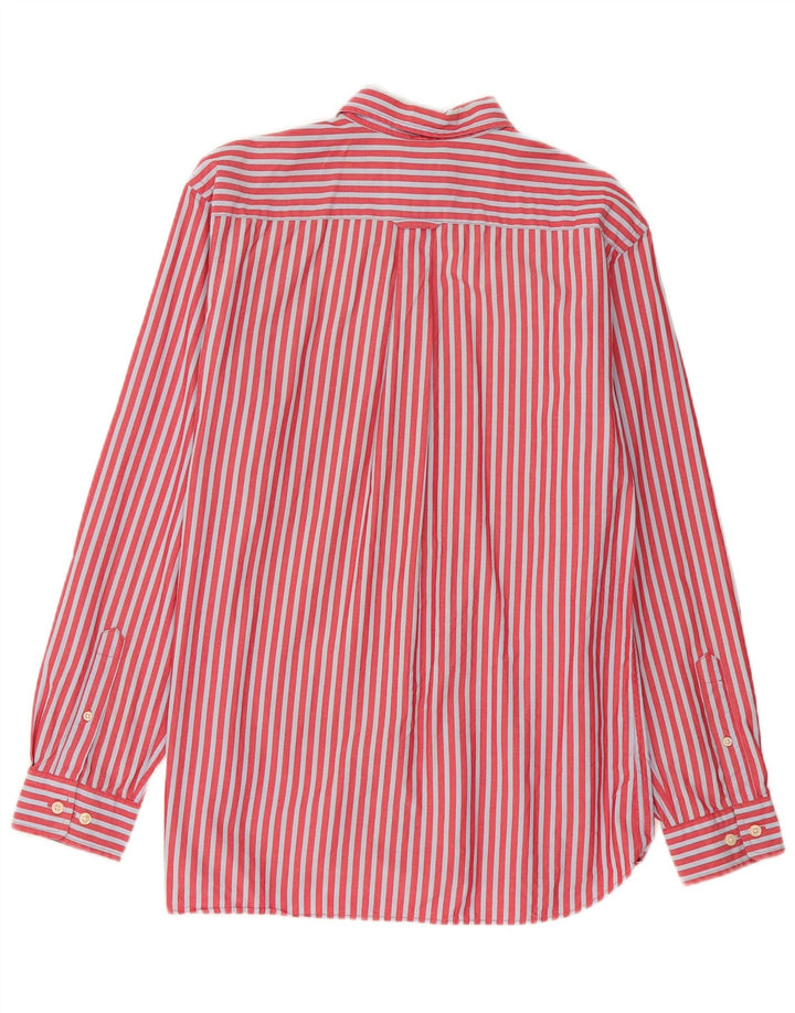 Camicia da uomo Gant in cotone a righe rosse medie