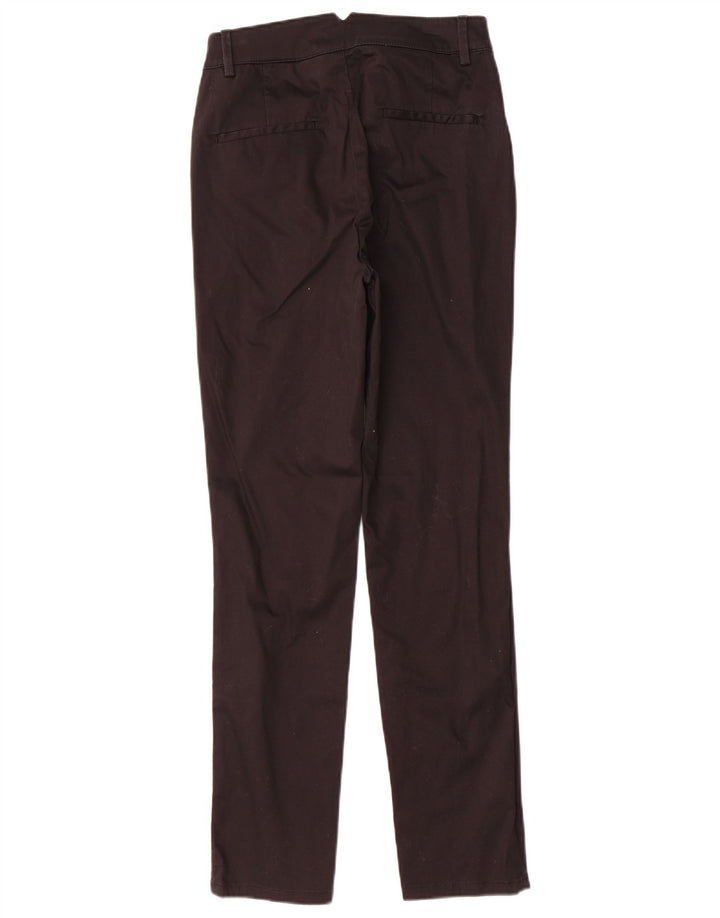 Pantaloni chino slim da donna Massimo Dutti EU 38 Small W26 L29 Nero