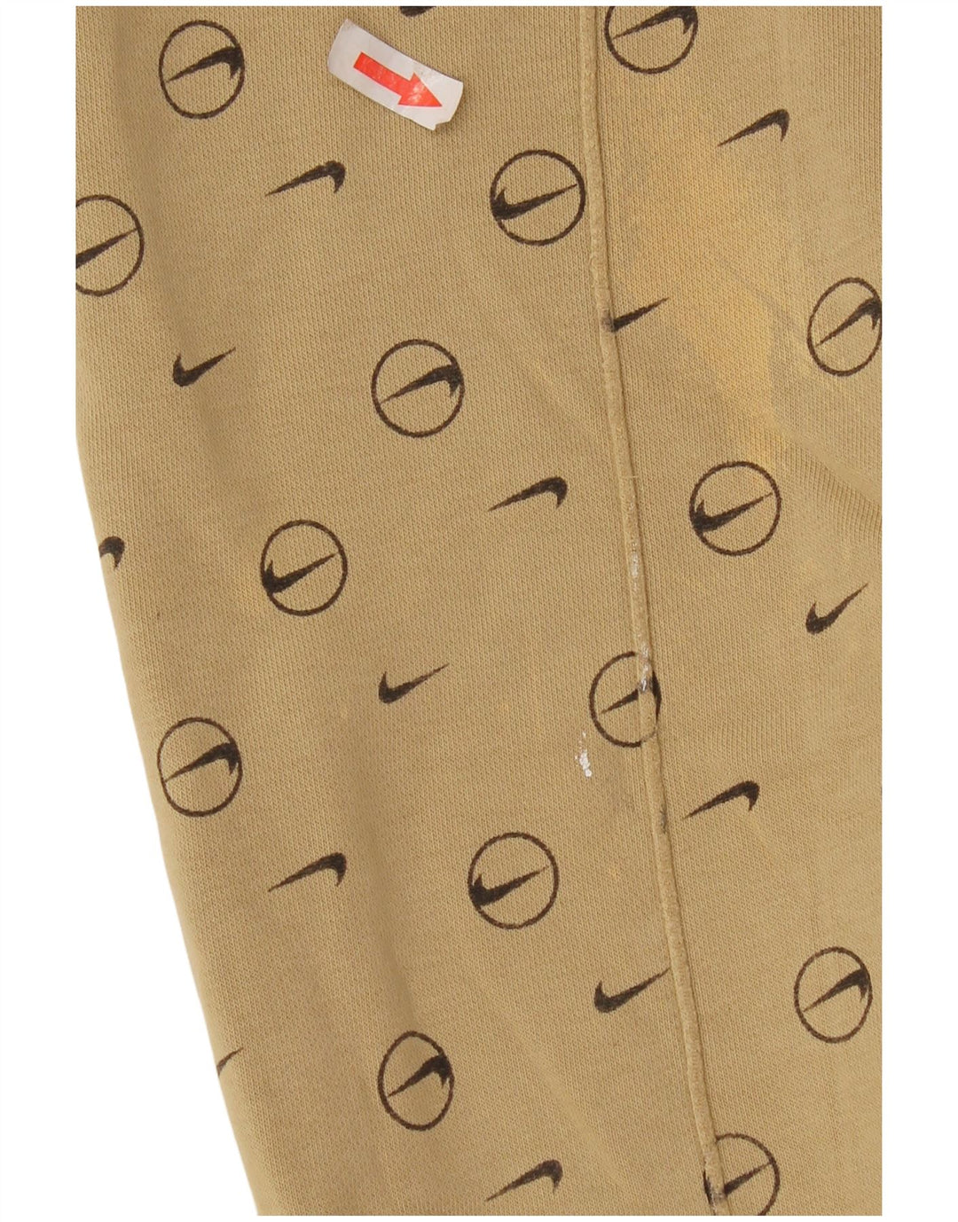 Pantaloni da tuta con grafica Nike da uomo, pantaloni da jogging, piccoli, beige geometrici