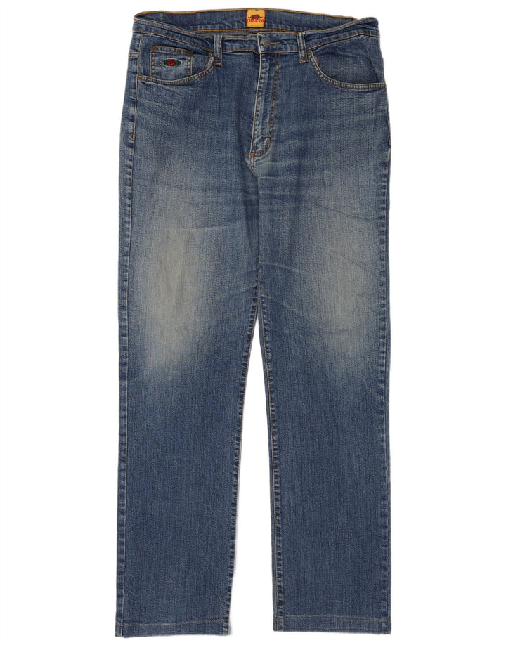 Jeans dritti da uomo Charro IT 50 Large W34 L31 Cotone blu