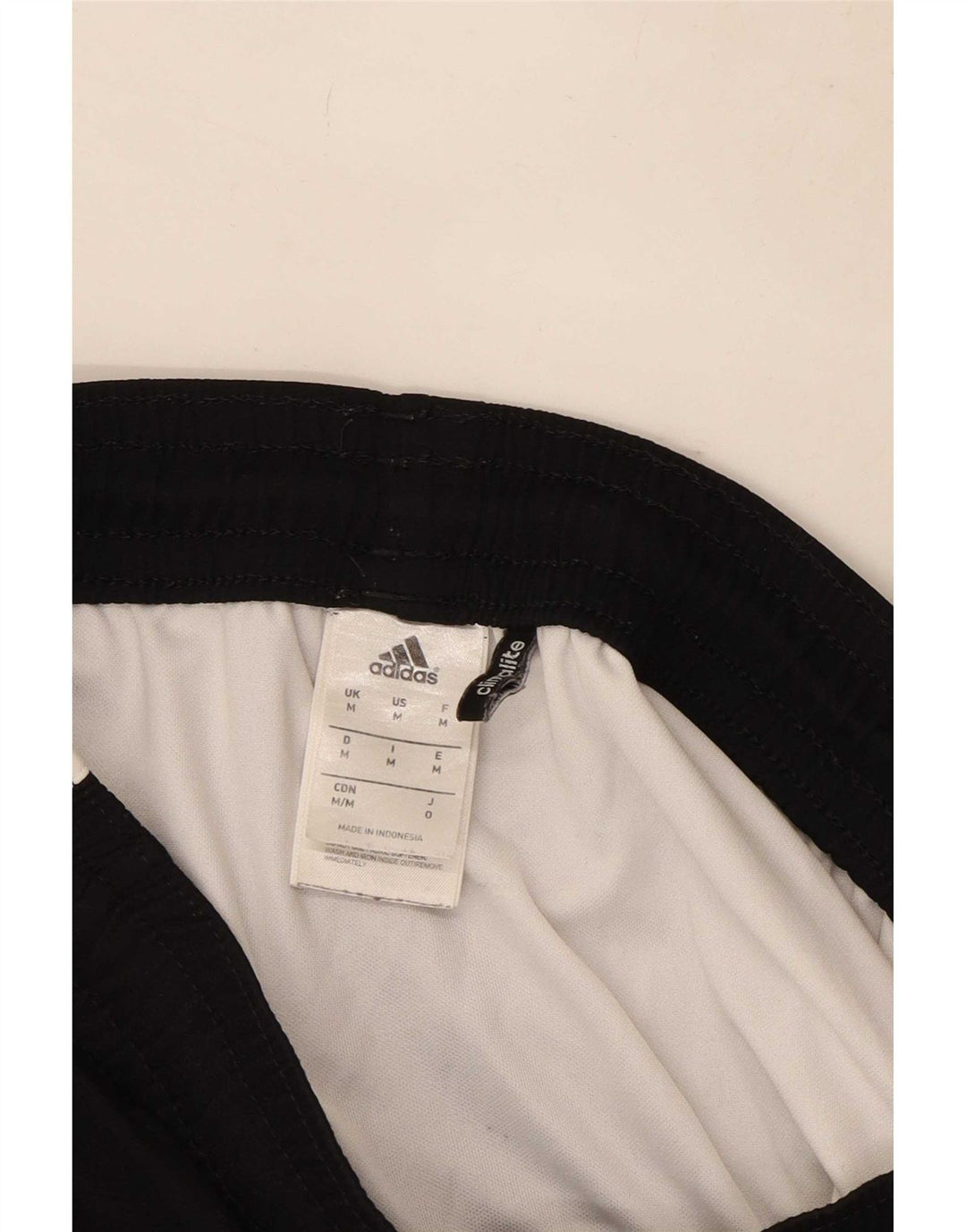 Pantaloncini sportivi Adidas Climalite da uomo medio poliestere nero