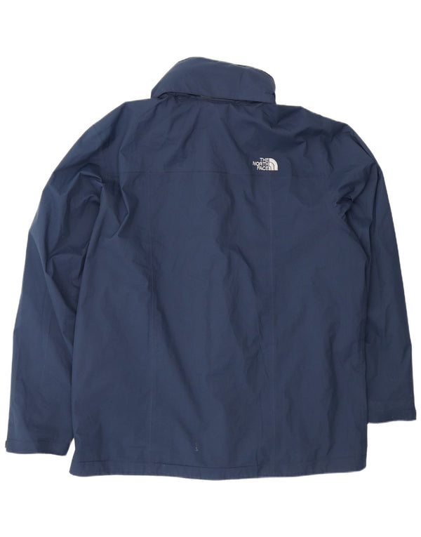 The North Face Giacca antipioggia da uomo Hyvent con cappuccio UK 42 XL Poliestere blu navy