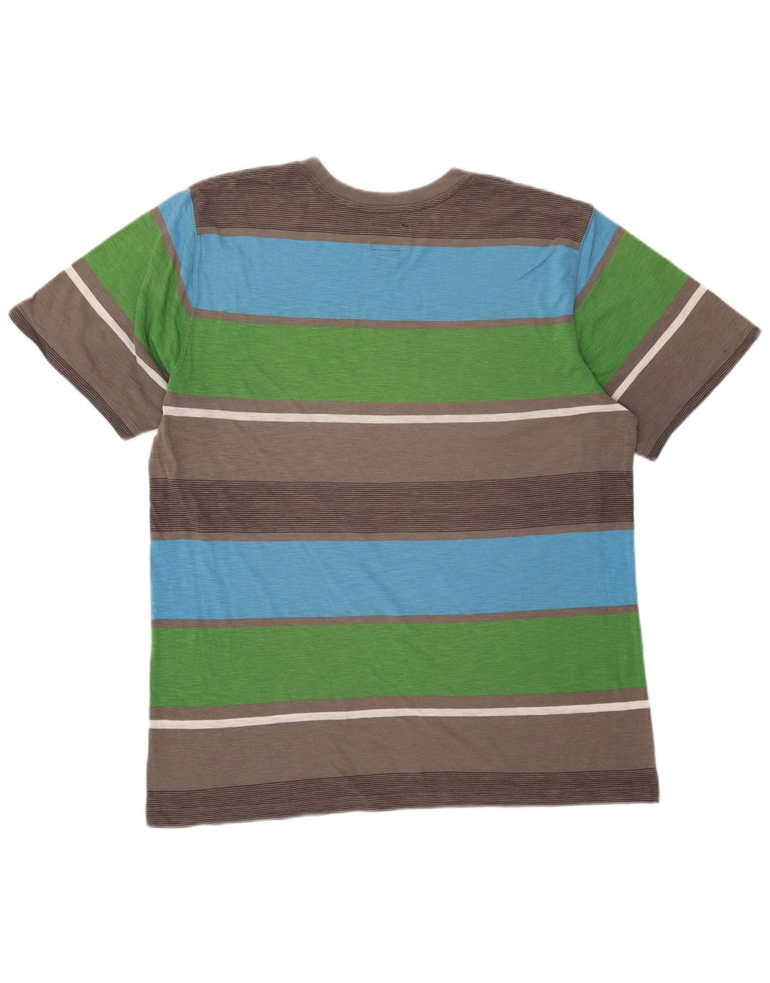 T-shirt da uomo QUIKSILVER Top grande in cotone color block multicolore