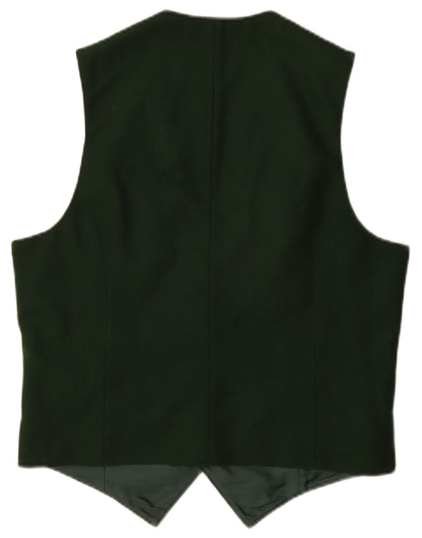 Gilet grafico da uomo vintage piccolo verde
