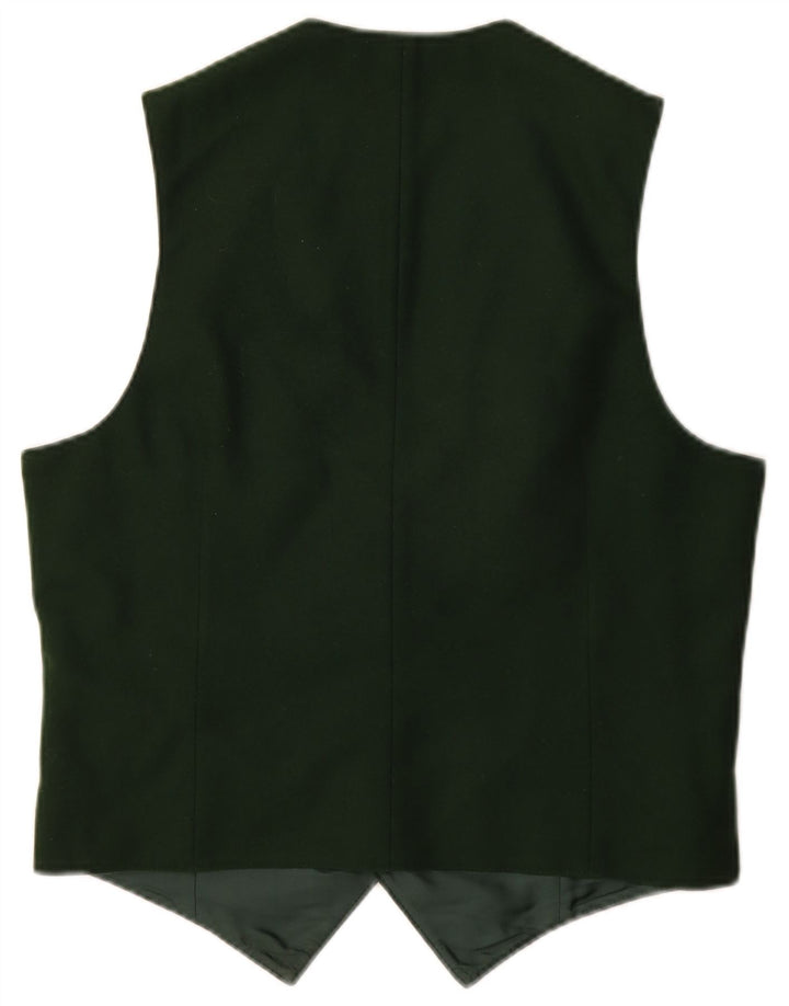 Gilet grafico da uomo vintage piccolo verde