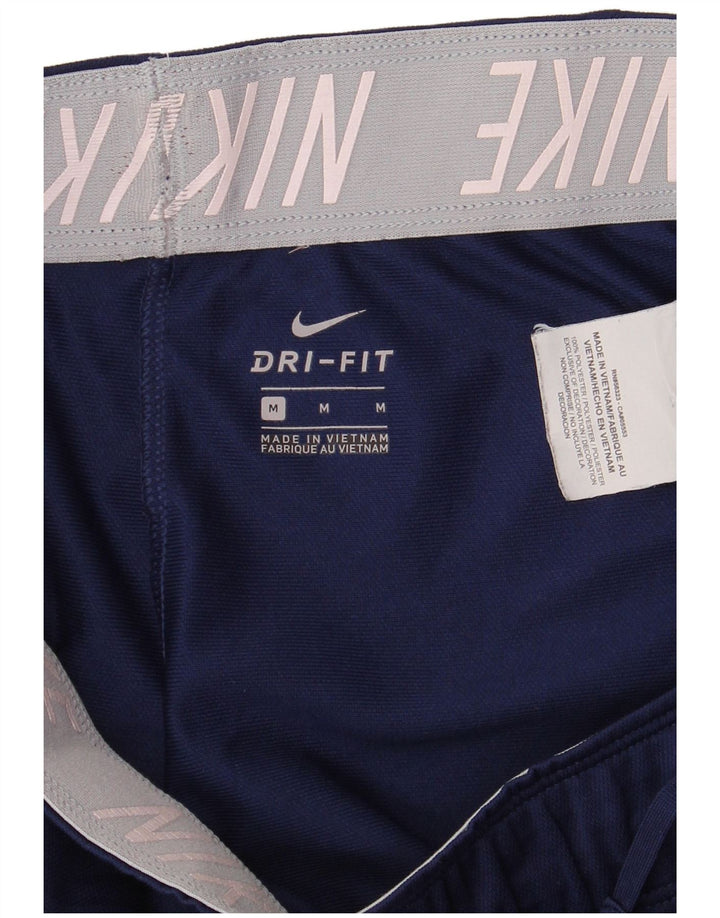 Pantaloncini sportivi Nike da donna Dri Fit UK 12 medio blu navy poliestere
