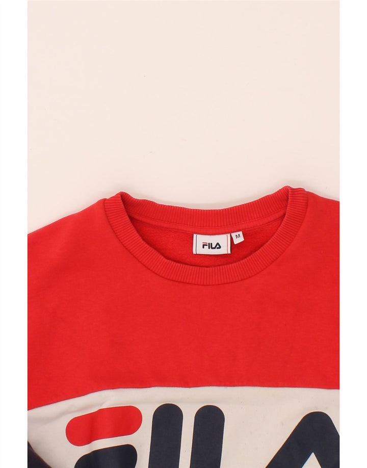 FILA Felpa grafica da uomo Maglione medio multicolore Colourblock