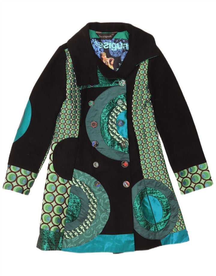 Cappotto doppiopetto da donna Desigual EU 40 medio multicolore