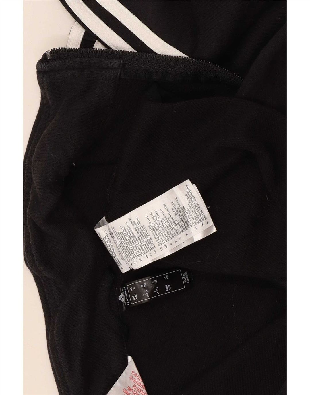 Giacca da tuta da ragazzo Adidas 11-12 anni in poliestere nero