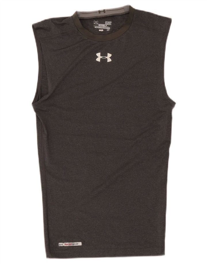 Canottiera Under Armour da uomo Heat Gear piccola grigia