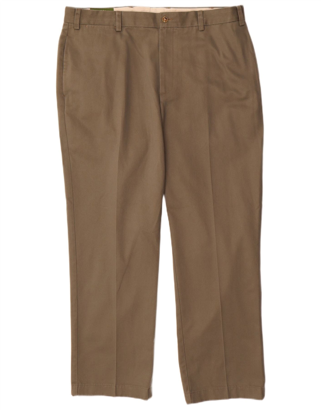 Pantaloni chino dritti da uomo ORVIS W38 L30 cotone kaki