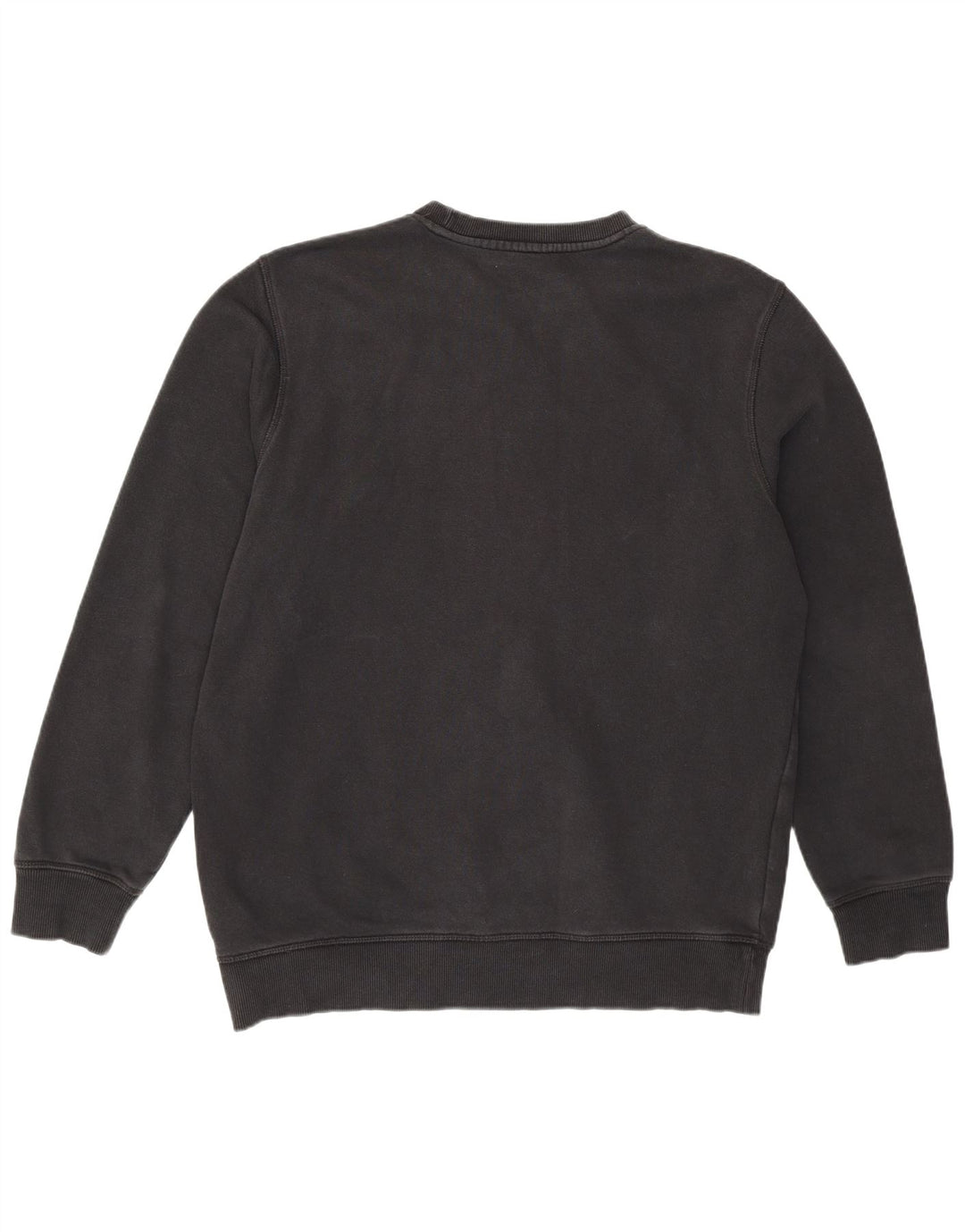 Felpa Reebok da uomo, maglione grande, cotone nero