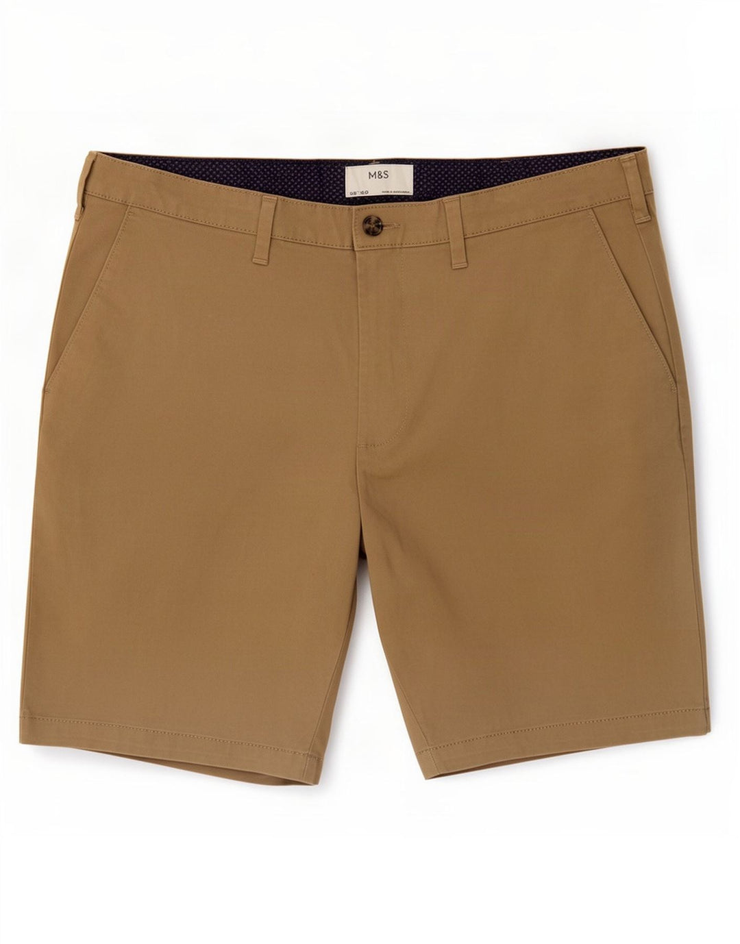 Pantaloncini chino da uomo Marks & Spencer grandi W36 beige