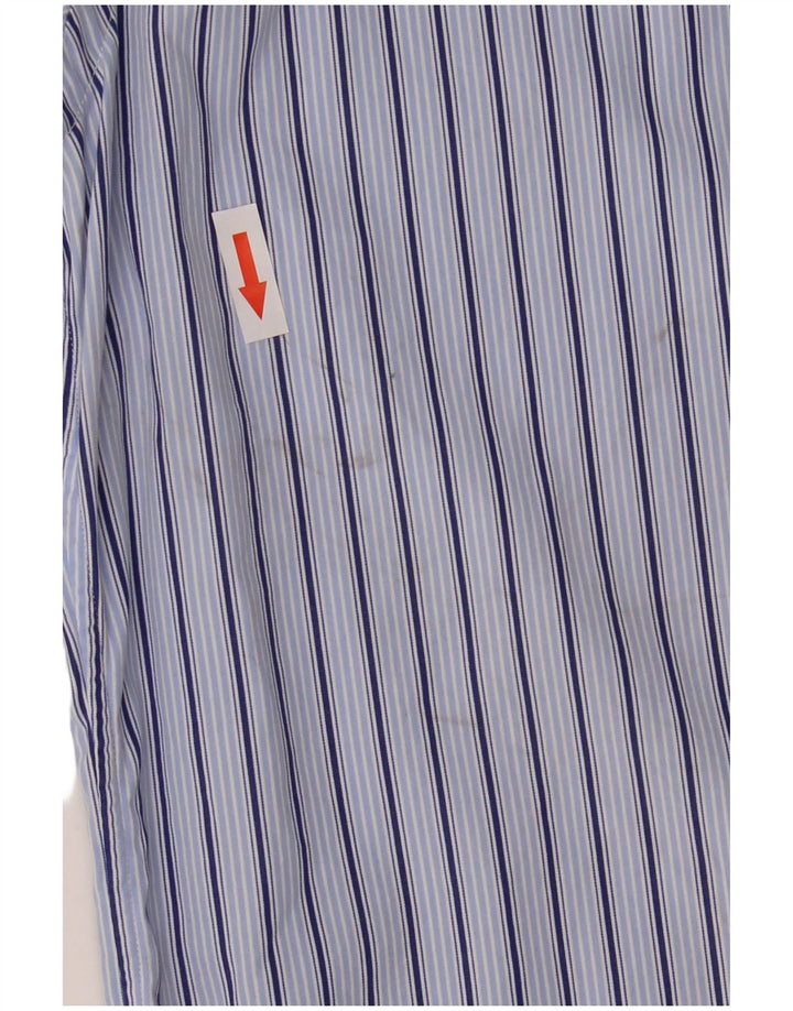 Polo Ralph Lauren Camicia da uomo in cotone a righe blu medio