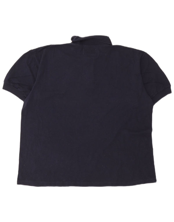 Polo da uomo Dack XL in cotone blu navy