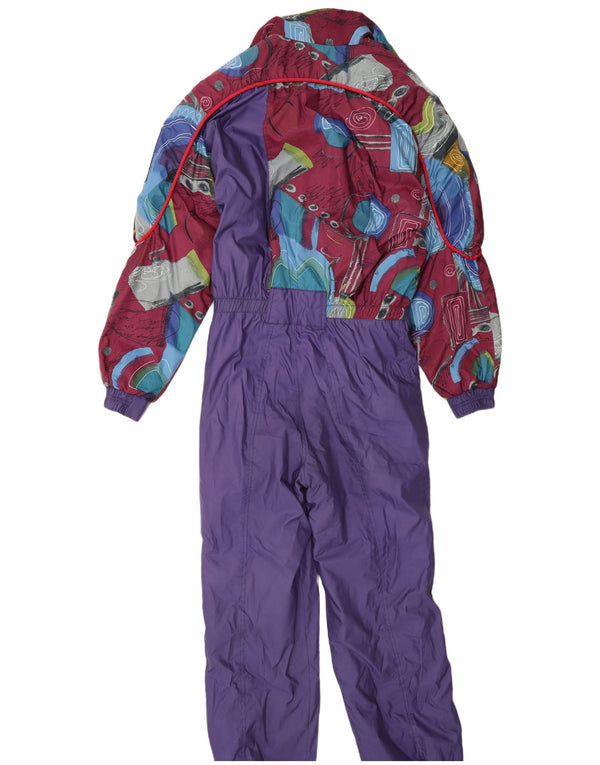 Tuta da sci grafica unisex da donna Silvy IT 48 XL Purple Colourblock