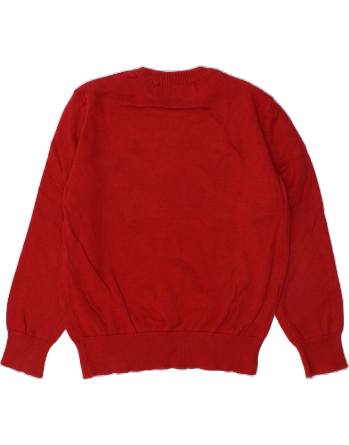 HARMONT & BLAINE Boys Crew Neck Jumper Sweater 3-4 Years Red Cotton Vintage Harmont & Blaine and Second-Hand Harmont & Blaine from Messina Hembry 