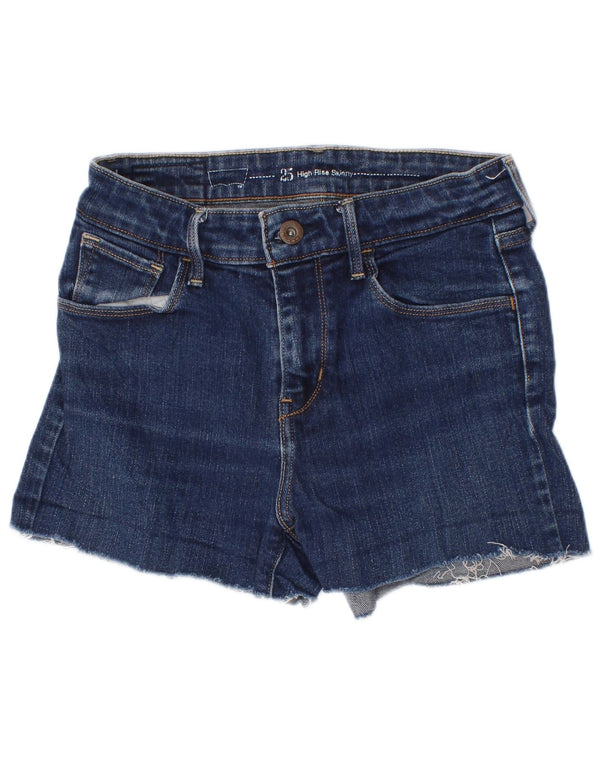 Levi's Womens Denim Shorts W25 XS Blue Cotton
