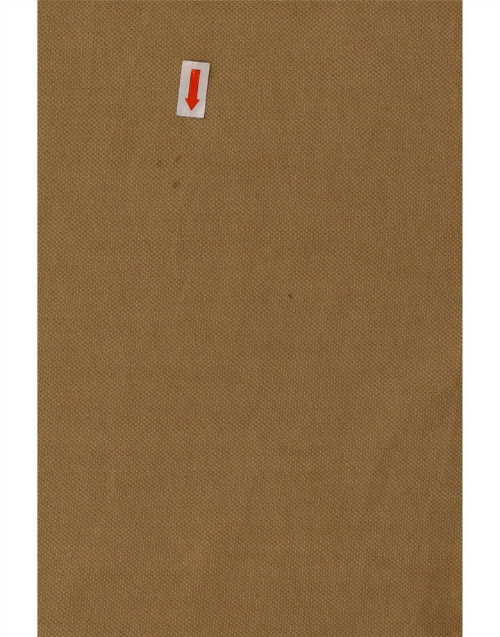 Polo KAPPA da uomo grande in cotone beige