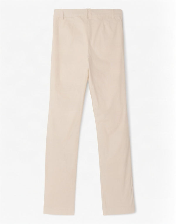 Pantaloni chino dritti da donna Zara EU 36 XS W26 L32 Bianco