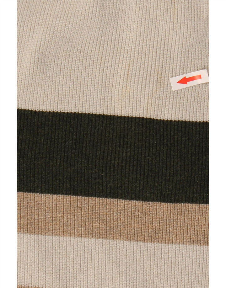Maglione da donna Marks & Spencer con zip e collo UK 10 Small Grey Colourblock