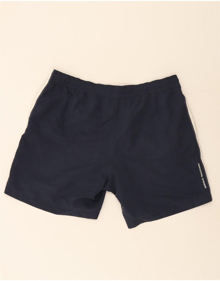Pantaloncini sportivi da uomo Sergio Tacchini 2XL Poliestere color block blu navy