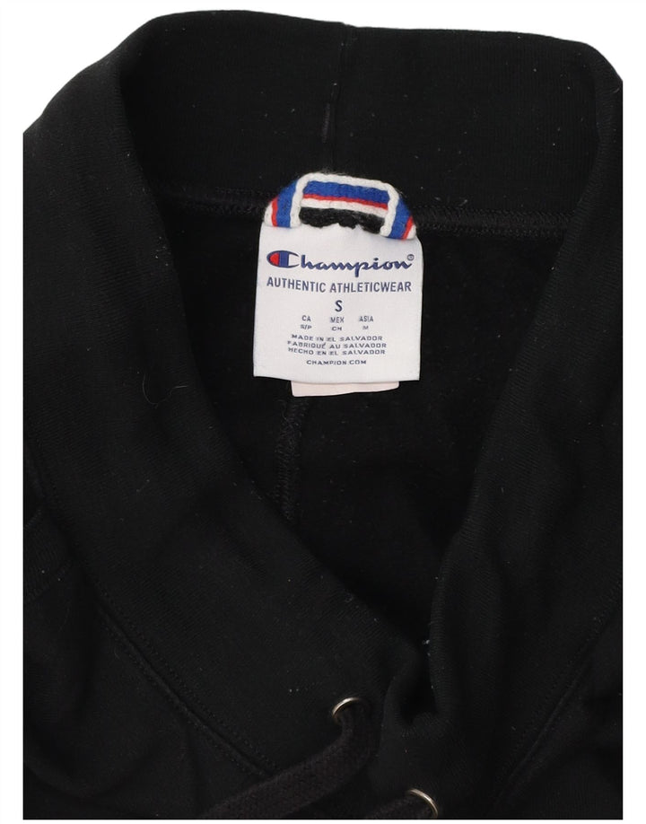 CHAMPION Pantaloni da tuta con grafica da donna Joggers UK 10 Small Nero